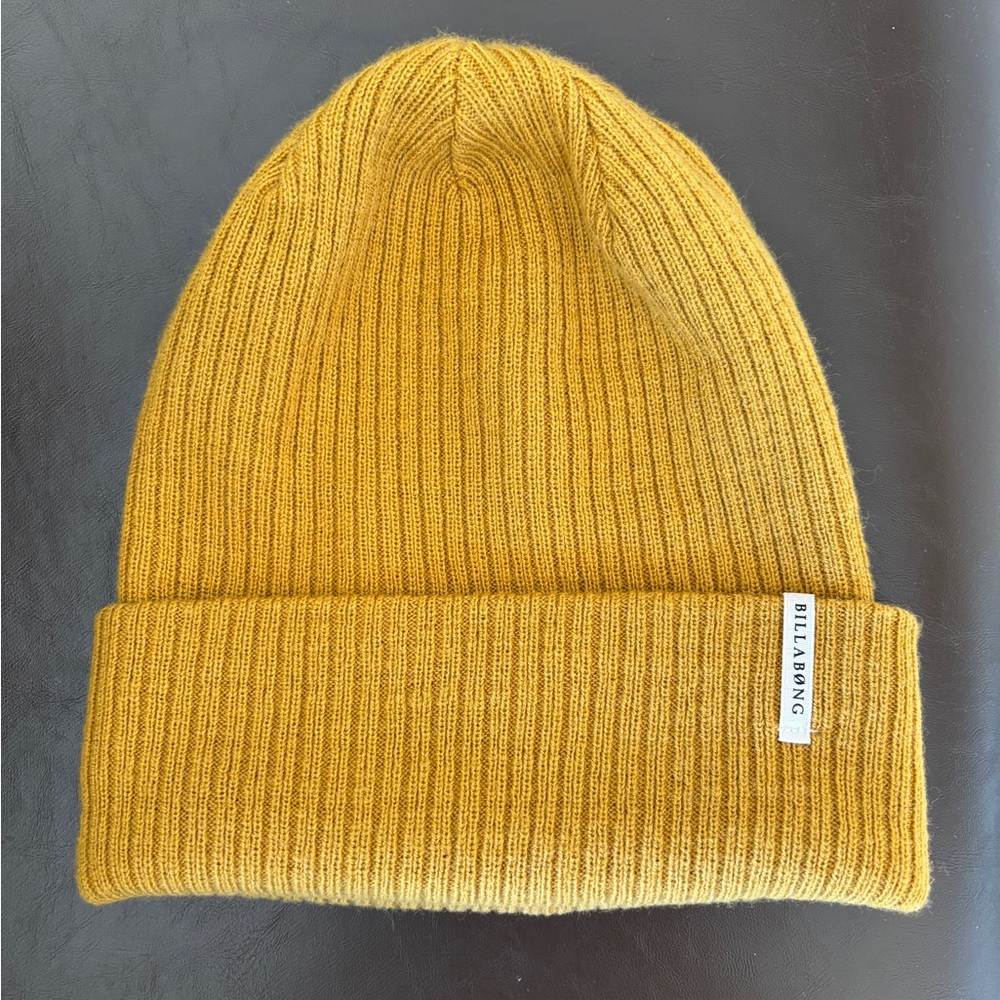 Billabong beanie - mustard yellow - one size